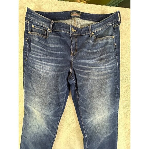 Torrid Boyfriend Straight Leg Denim Jeans Womens Vintage Stretch 40" x 29" Sz 18 - Picture 4 of 9